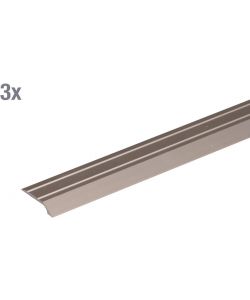 GAH-Alberts Profilo di compensazione autoadesivo alluminio 900x39 mm 3pz