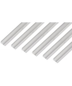 GAH-Alberts Profilo a U in alluminio naturale 1000x15x10 mm - set 6 pezzi