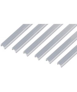 GAH-Alberts Profilo a U in alluminio naturale 1000x15x10 mm - set 6 pezzi