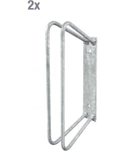 GAH-Alberts Supporto per bicicletta singolo zincato a caldo 350mm - Set 2pz