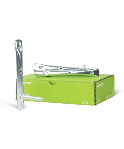 GAH-Alberts Supporti per Cerchioni Zincati Blu Set da 3 200x100 mm