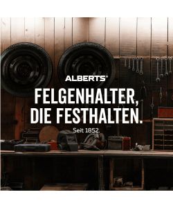 GAH-Alberts Supporti per Cerchioni Zincati Blu Set da 3 200x100 mm