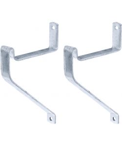 GAH-Alberts Ganci per scala angolati zincati a caldo set 2 pezzi 275x150 mm