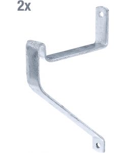 GAH-Alberts Ganci per scala angolati zincati a caldo set 2 pezzi 275x150 mm