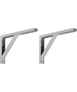 Consolle U zincata set 2 pezzi altezza 175 mm profondit� 400 mm