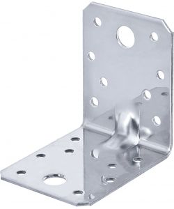 Alberts Connettore Angolare Heavy Duty Argento 70x70x55 mm 25Pz