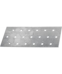 GAH-Alberts Piastra forata argento 140x60 mm in acciaio zincato 50 pezzi