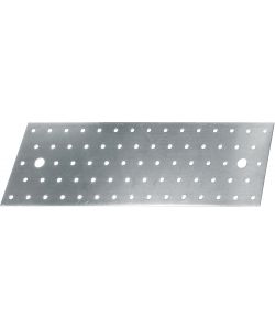GAH-Alberts Piastra Forata Argento 300x100mm in Acciaio Zincato 20pz