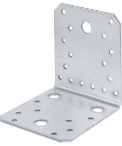 Alberts Connettore Angolare Zincato Argento 105x105x90 mm Set 25 Pz