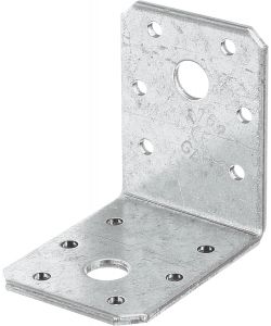 Alberts Connettore Angolare Argento 60x60x45 mm Set da 50 Pezzi
