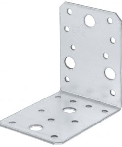 Alberts Connettore Angolare 90x90 mm Argento Acciaio Zincato 25 Pezzi