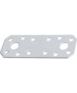 GAH-Alberts Connettore Piatto in Acciaio Inox Argento 96x35 mm - 25 pz