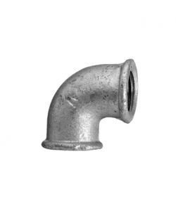 Angolo zincato a 90Gr. femmina 3/4'