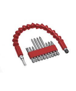 Prolunga flessibile con inserti acciao CRV 11 pz