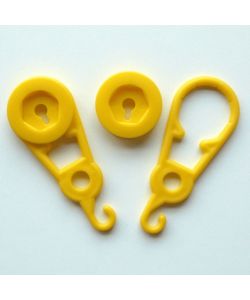 Occhielli Tensione Morsetto 16 Pezzi 12mm per Teloni - Fissaggio Rapido