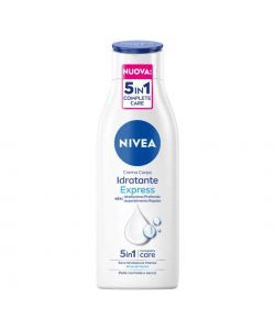 NIVEA Crema Corpo Idratante Express 250ml - Idratazione 72h - Bianco