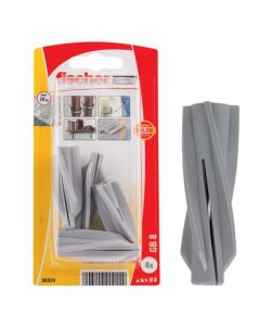 Fischer Tasselli GB 8 K per calcestruzzo cellulare e gasbeton (4 Pz.)