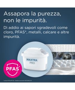 Brita Set 6 Filtri Maxtra Pro - Acqua Pura - Bianco - Fino a 6 Mesi