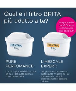 Brita Set 6 Filtri Maxtra Pro - Acqua Pura - Bianco - Fino a 6 Mesi