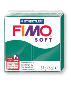 Pasta fimo soft 56 - 56 g smeraldo