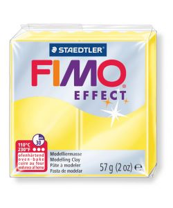 Pasta fimo soft effect 56 g giallo traslucido