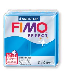 Pasta fimo soft effect 56 g blu traslucido