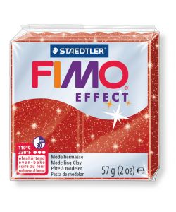 Pasta fimo soft effect 56 g rosso metallico