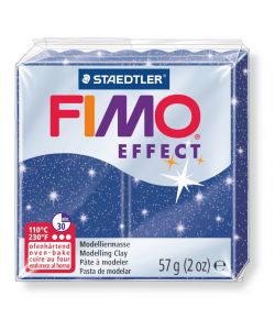 Pasta fimo soft effect 56 g blu metallico