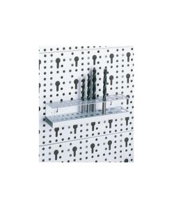 Element System Portapunte per Garage - Bianco - 188 x 40 mm