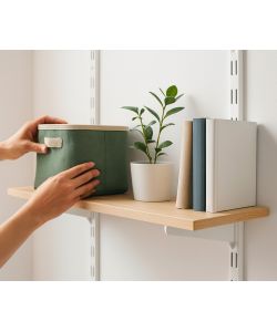 Masidef Cremagliera Binario Doppio - Bianco - 200 cm