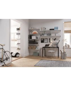 Masidef Fermalibri in Metallo Nero - Set di 4 Pezzi 120x130 mm