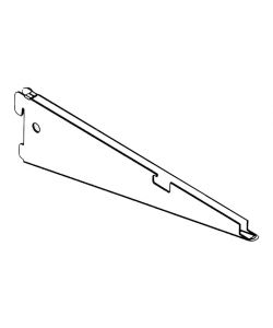 Reggimensola per ripiano in filo - 42 cm. - alluminio bianco