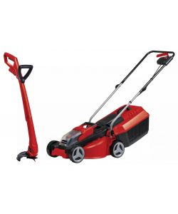 Einhell Set Rasaerba e Tagliabordi a Batteria 30 cm 3.0 Ah