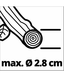 Einhell Forbici da Potatura a Batteria 18V Rosso/Nero - Taglio fino a 28 mm