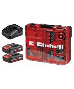 Einhell Trapano Avvitatore a Batteria TE-CD 18/40 Li-i - 650W, 64 Accessori