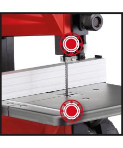 Einhell Sega a nastro TC-SB 200/1 250W Rosso con tavolo inclinabile