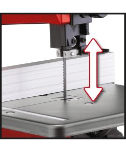 Einhell Sega a nastro TC-SB 200/1 250W Rosso con tavolo inclinabile