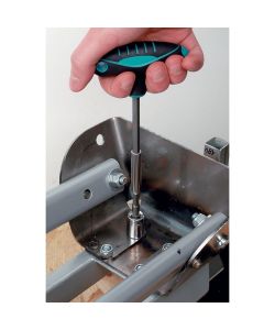 wolfcraft Cacciavite con Manico a T con Contenitore Punte 1235000