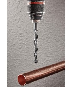 Wolfcraft Punte da Trapano HSS Rullate 16 Pezzi 10mm Nero