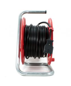 Prolunga Elettrica ST180 230V con Avvolgicavo 15m Antiurto e 4 Prese