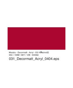 Decormatt Acryl Marabu 15 ml Rosso Ciliegia