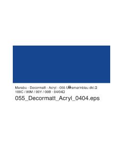 Decormatt Acryl Marabu 15 ml Blu Oltremare Scuro