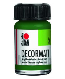 Vernice acrilica Decormatt Acryl 15 ml verde oliva