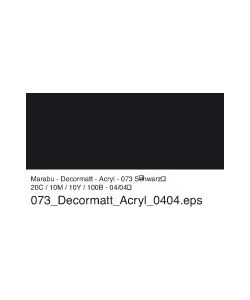 Decormatt Acryl Marabu 15 ml Nero