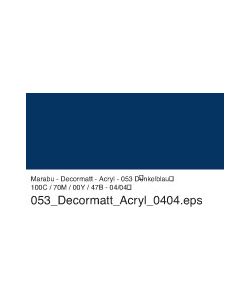 Decormatt Acryl Marabu 15 ml Blu Scuro