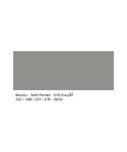 Textil Painter Marabu Tratto 2-4 mm. Grigio