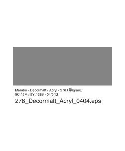 Decormatt Acryl Marabu 15 ml Grigio Chiaro
