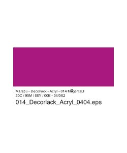 Decorlack Acryl Marabu 15 ml Magenta