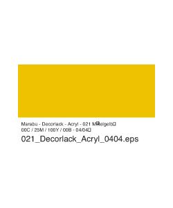 Decorlack Acryl Marabu 15 ml Giallo Medio