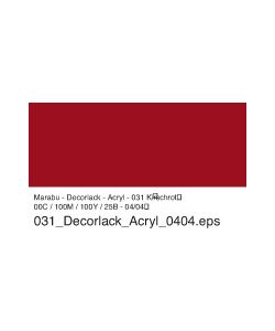 Decorlack Acryl Marabu 15 ml Rosso Ciliegia